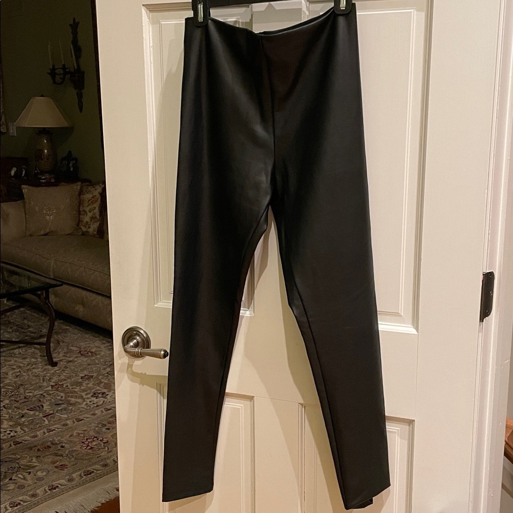 Aqua Pleather Pants Size M